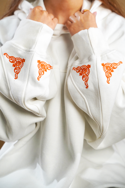 Oversized Embroided Hoodie