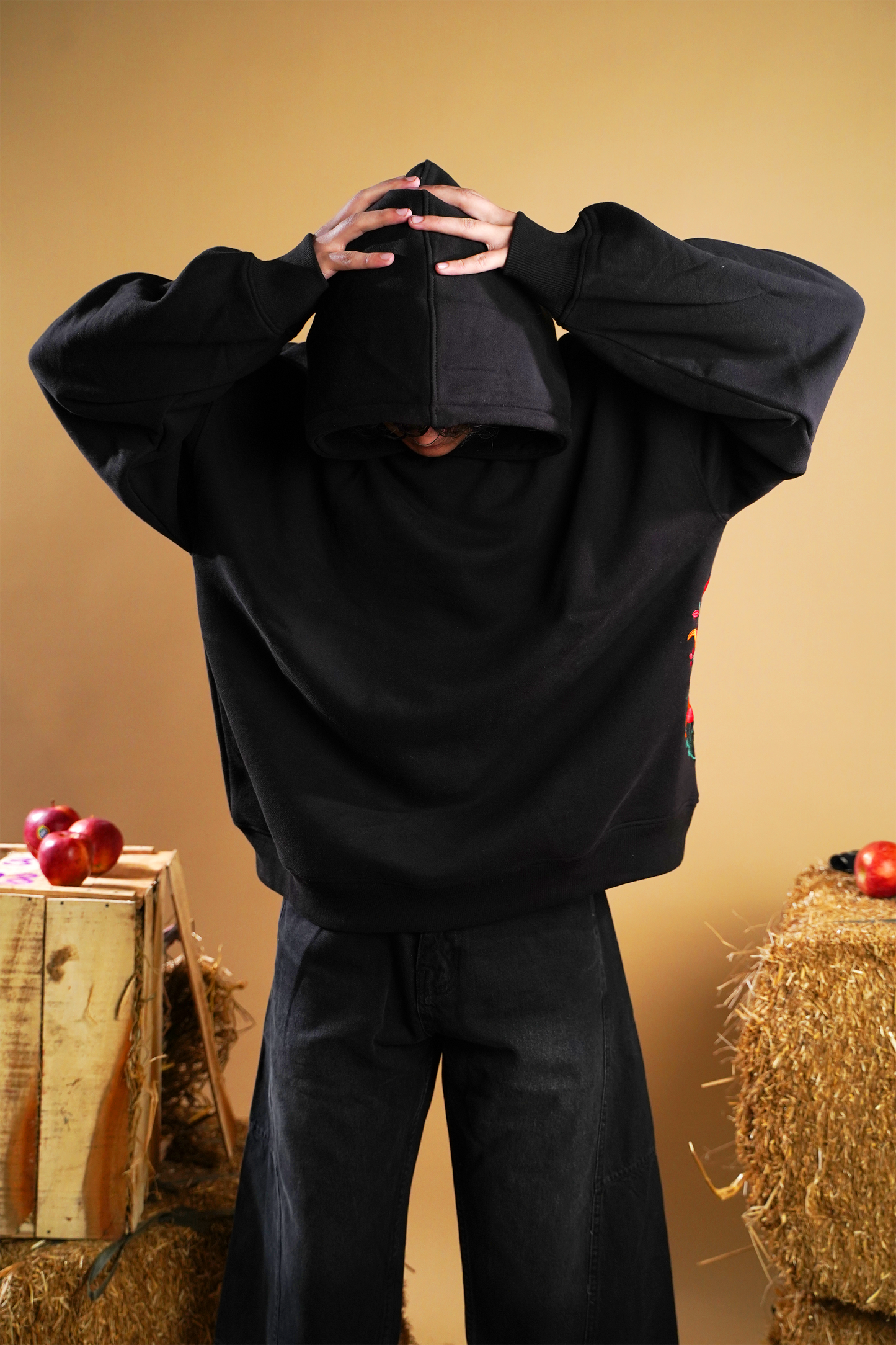 Oversized Embroided Hoodie